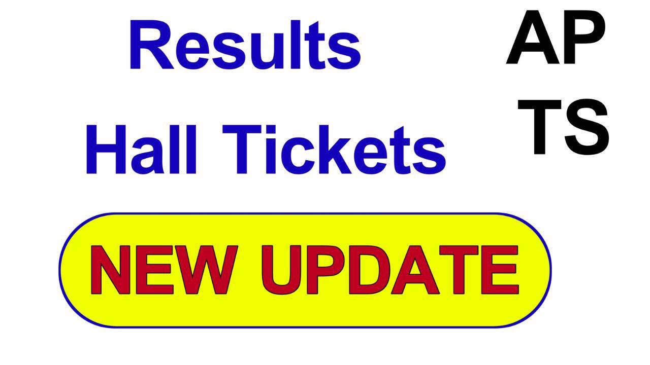 Results & Hall Tickets Download in andrapradesh and Telangana