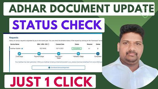 Aadhar Document update status